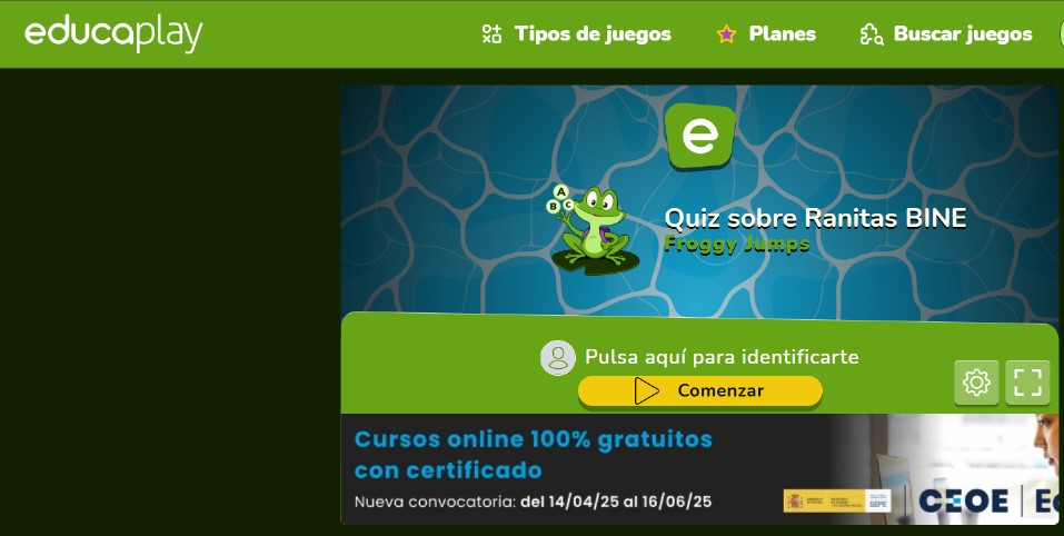 Juego de Educaplay